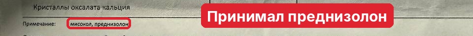 Скриншот анализа